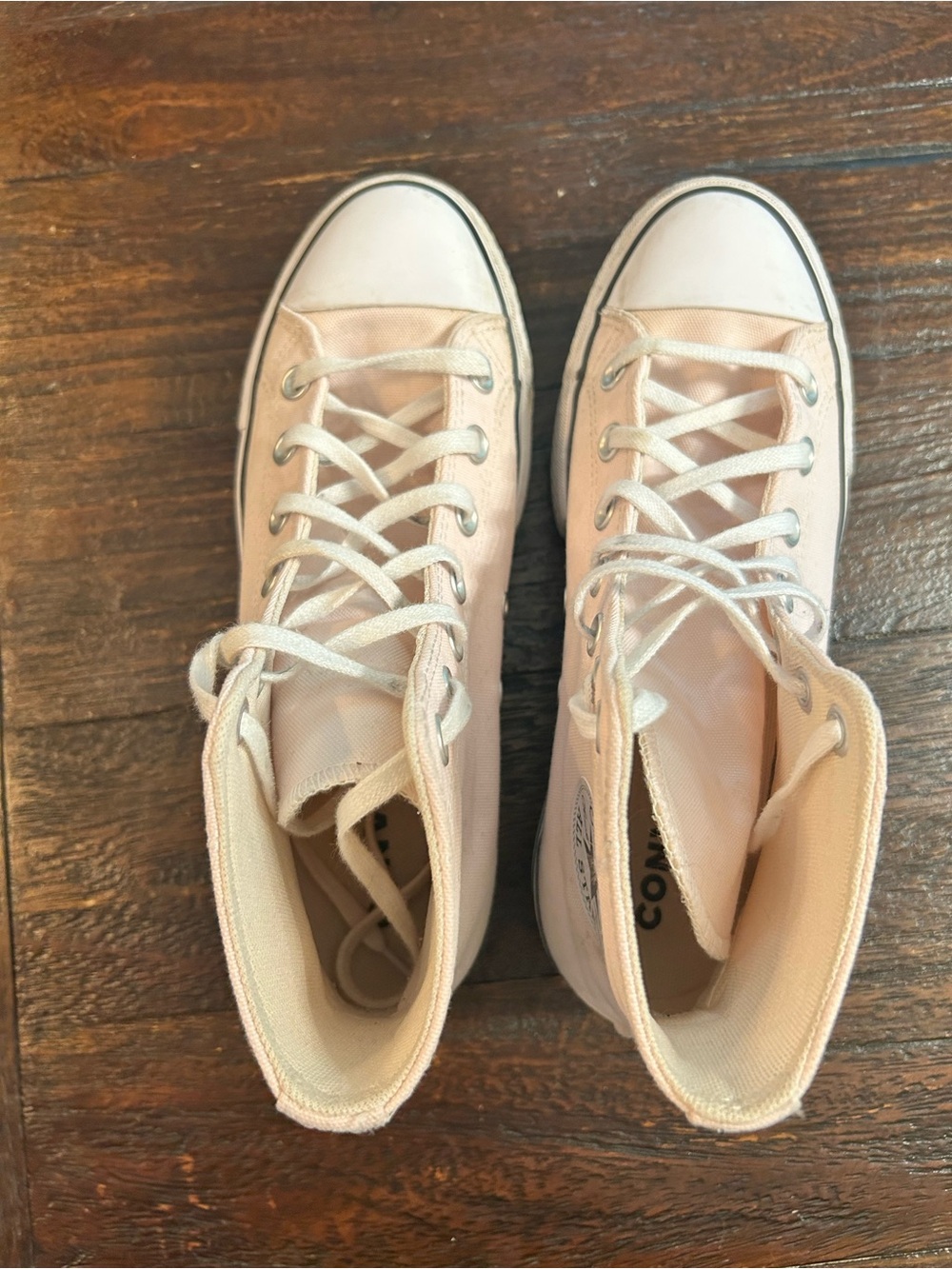 Converse Chuck Taylor All Star Lift Platform Sneaker- Light Pink - Picture 8 of 10